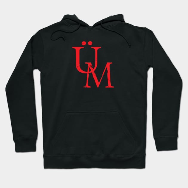 U M Ubermensch Superhuman Overman Symbol Acronym Nietzsche Hoodie by Elvdant